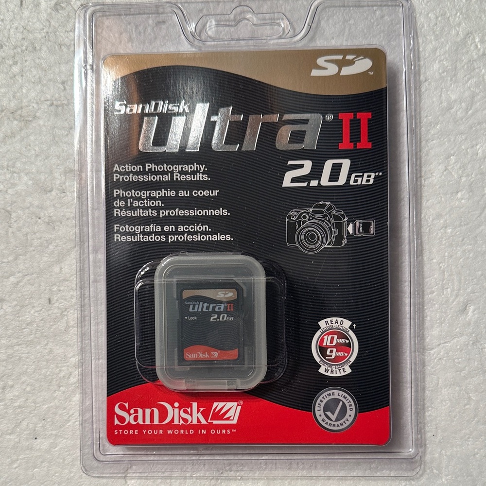 SanDisk Ultra II 2.0 GB SD Card